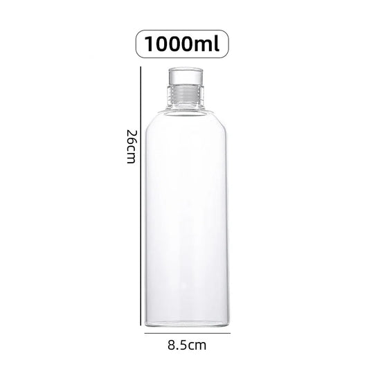 1-Litre Glass Drinking Bottle